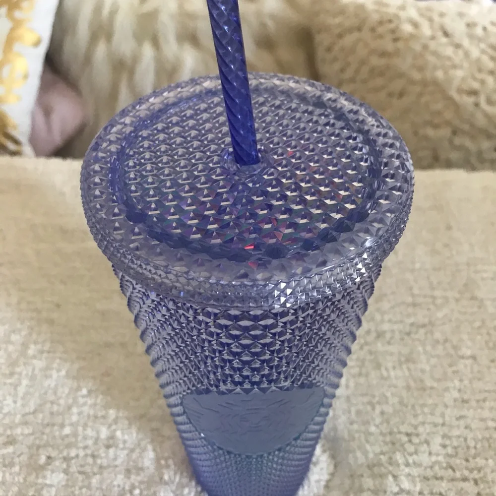 Starbucks HTF Purple/Blue Sparkle Studded Tumbler